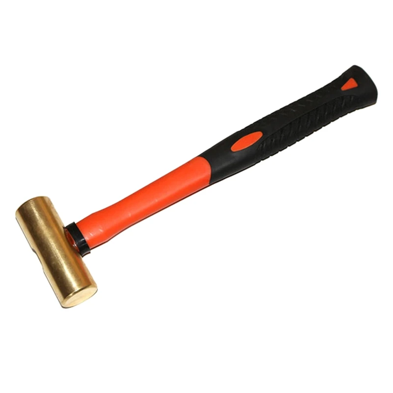 Dropshipping Explosion-proof Red Drum Hammer 0.45kg/0.68kg Safety Tool Proof Safety Tool Portable Shockproof