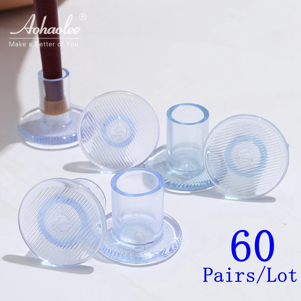 60 paia di tappi per tallone antiscivolo in silicone protezione per tacchi a spillo coperture per danza protezioni per talloni per bomboniere da sposa