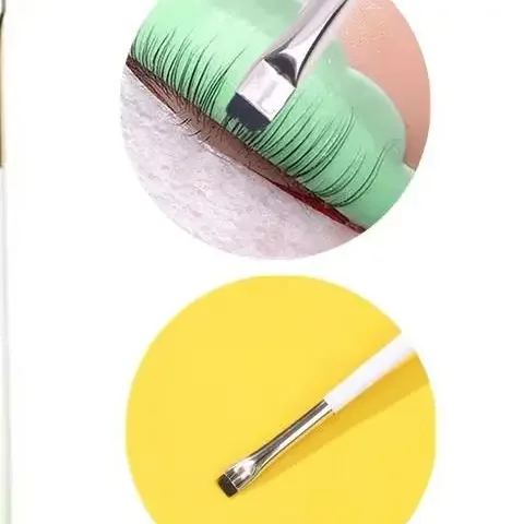 1 Stücke Farbverlaufsgriff Flache Bürste Dauerwelle Wimpern Lash Lift Werkzeug Wimpern Dauerwelle Stange Wimpern Applikator Make-Up Werkzeuge & Zubehör