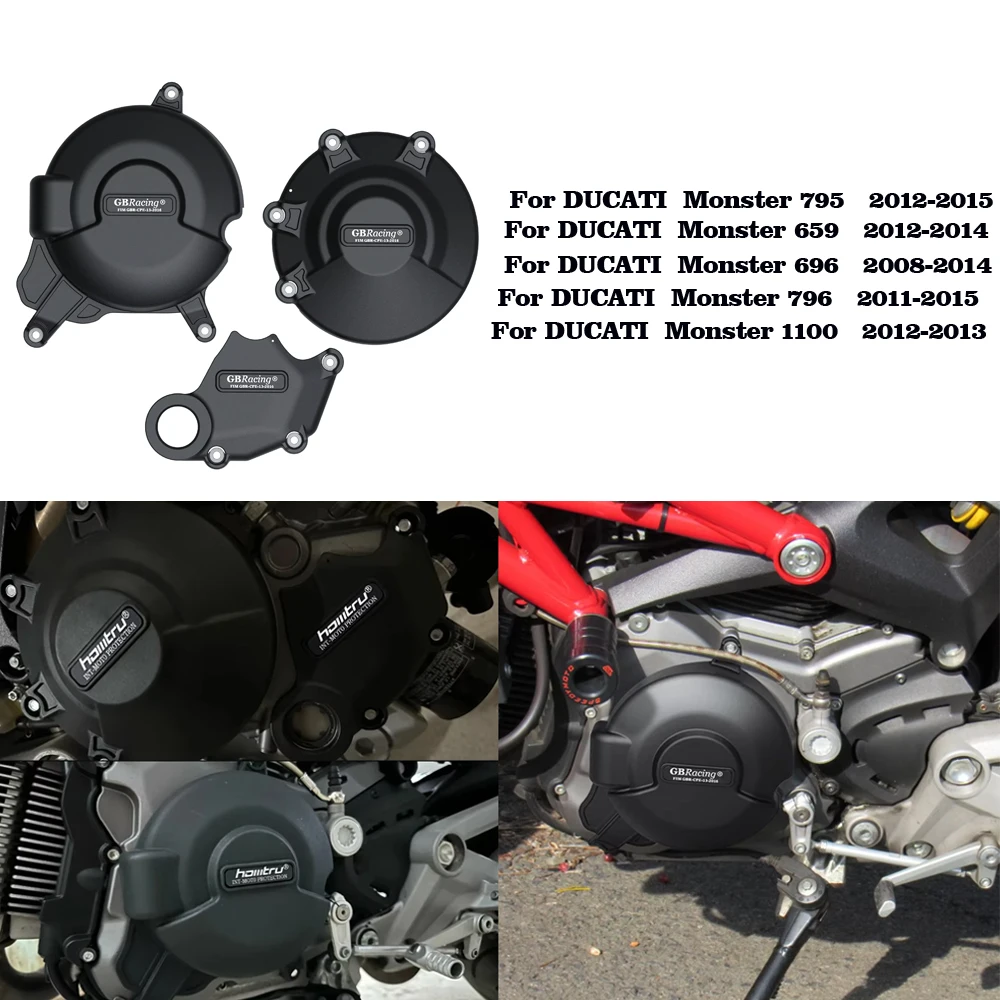 

Applicable to Motorcycle Engine Cover Protection for Ducati Monster 696 796 659 795 2012-2015
