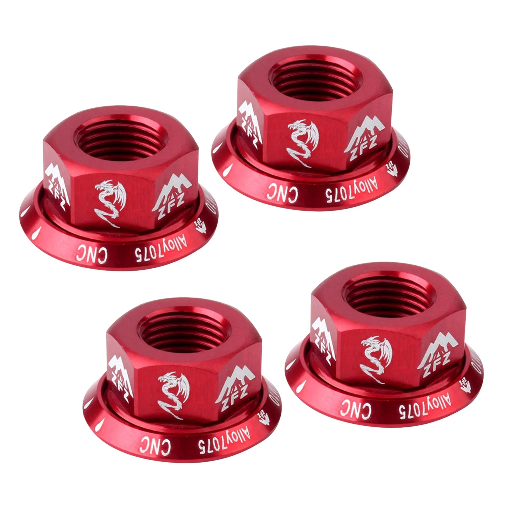 Track Wheel Nuts Bicycle Hubs Nut Axle Screw for Bike Rear Hub Mountain Bike Custom Parts and Upgrades