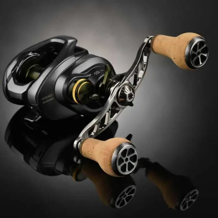 Manivela GOMEXUS com Botão de Cortiça de 27mm para Carretilhas de Pesca Shimano13, Daiwa, Abu Garcia, Lew's, Okuma, Baitcasting 100mm