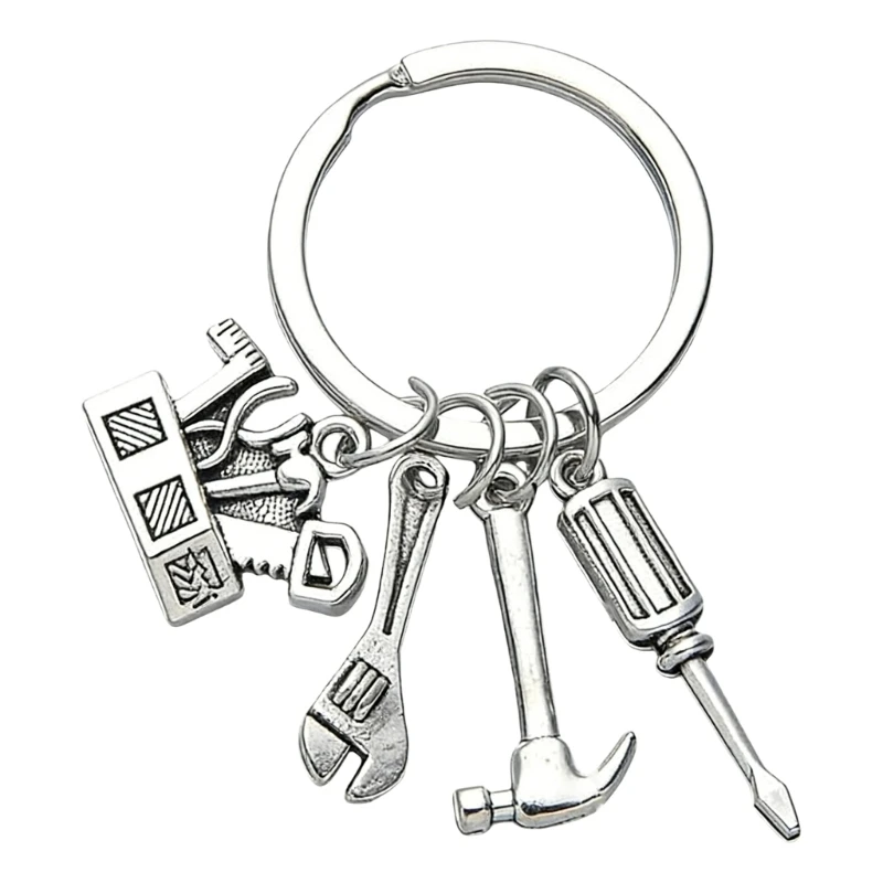 Porte-clés à thème multi-outils insolite 652B, pendentif amusant, parfait pour les cadeaux l'expression personnelle