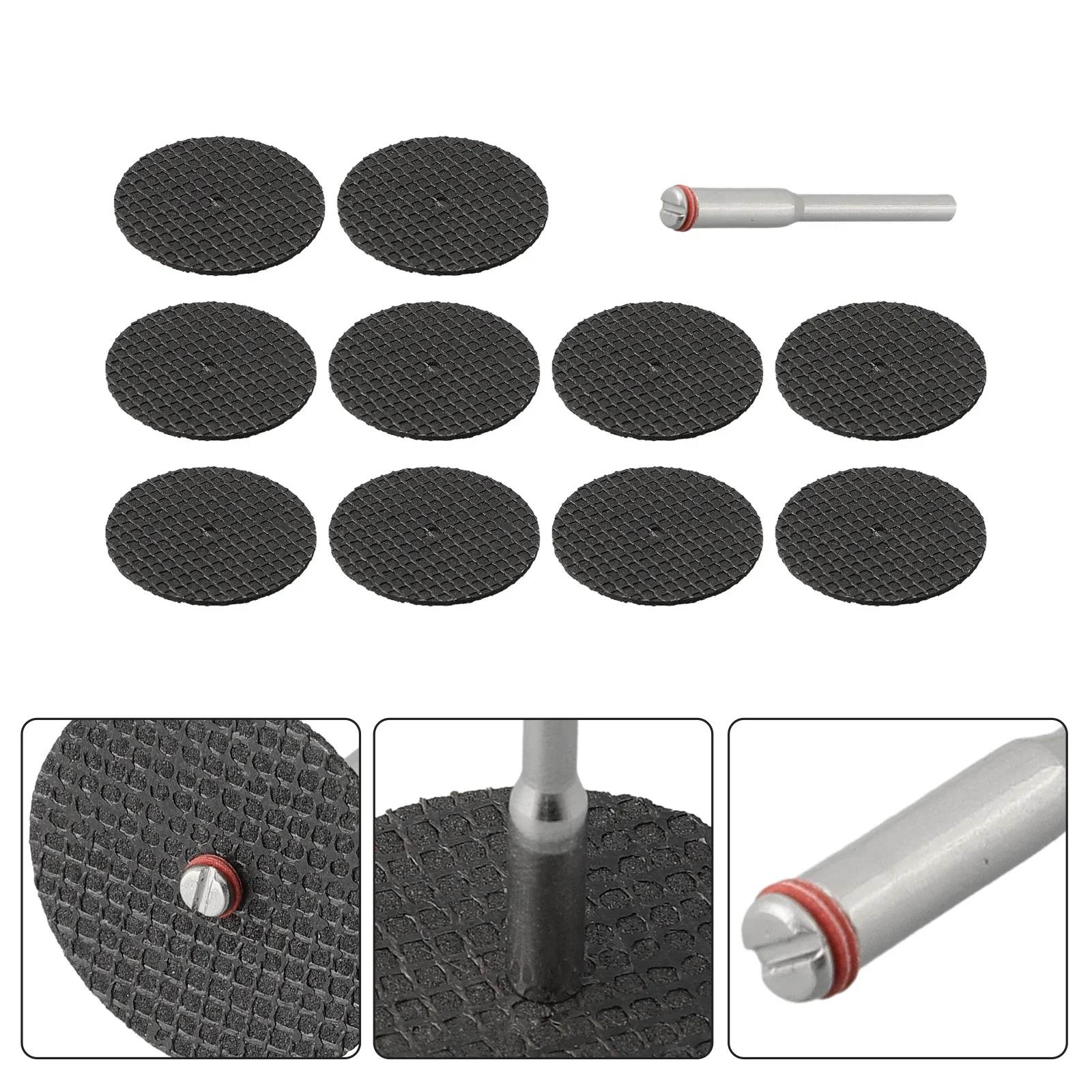 11Pcs 32mm/38MM Resin Cut-Off Wheels Cutting Discs Resin Mini Circular Saw Blade Set For Rotary Tools