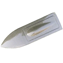 L430-W130-H80mm Kevlar Hybrid Mini O-Boat Hull - Vacuum Molded for Brushless RC Speedboats