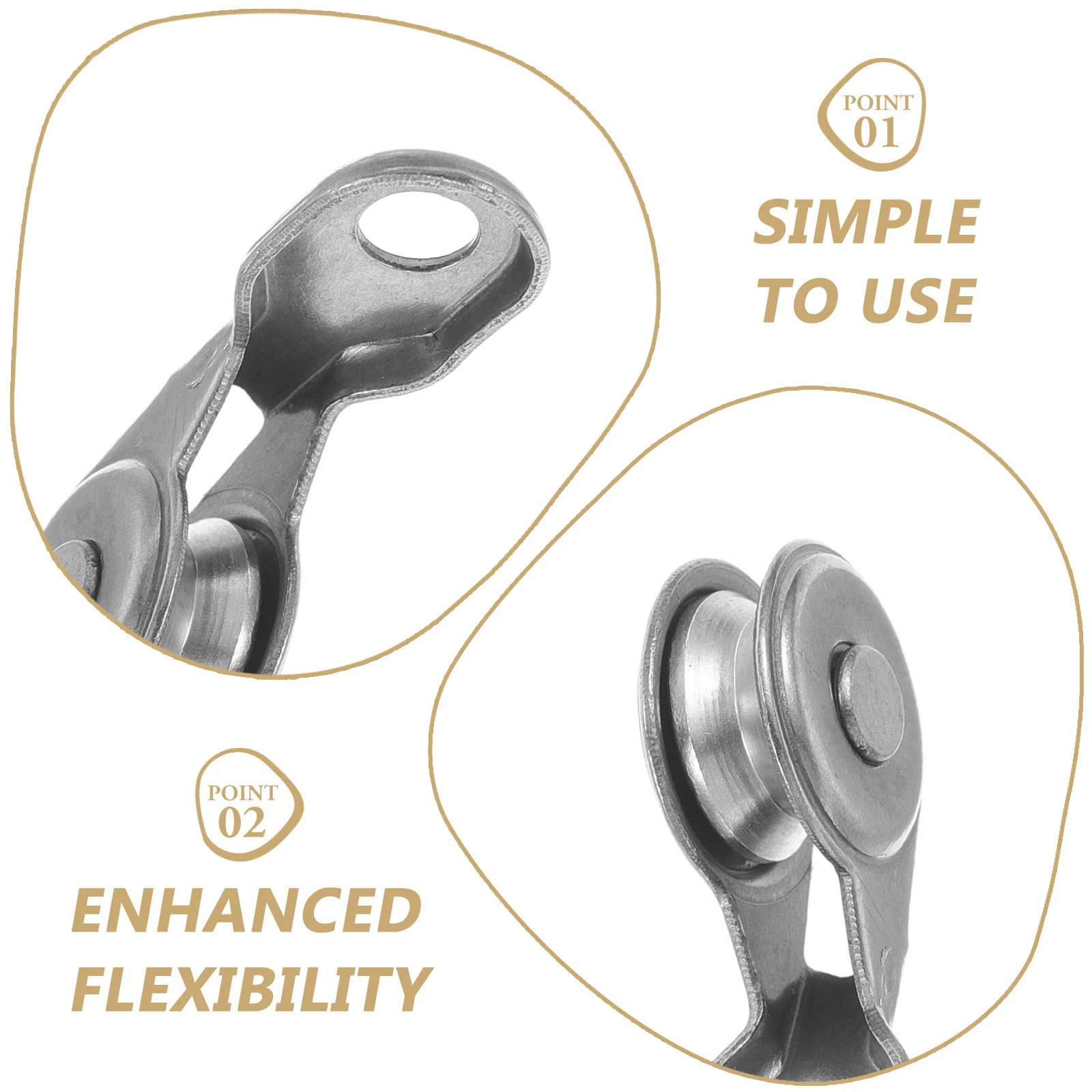 Rueda guía de alambre Universal para cometa, enrollador de cuerda Flexible y duradero de Metal, accesorios voladores, equipo para deportes al aire libre DIY, 2 uds.