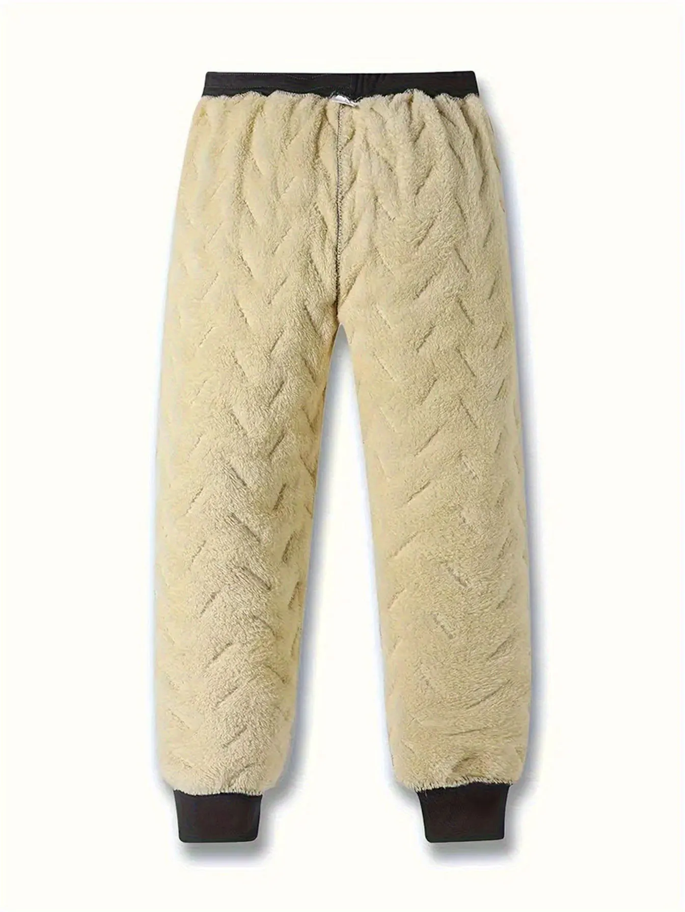 Sportliche Freizeit-Hose für Herren, Samt, verdickt, warme Winterhose, Kälteschutz-Hose, Thermohose, wattierte Kleidung, Herrenbekleidung. – Detail 3