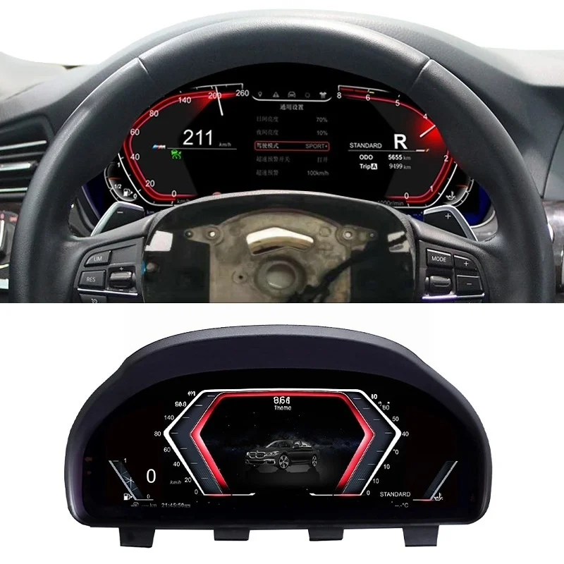 Wholesale 12.3 Inch Digital Instrument Cluster Assembly for BMW 3 5 6 7 Series CIC NBT System With CP Anti Glare Function