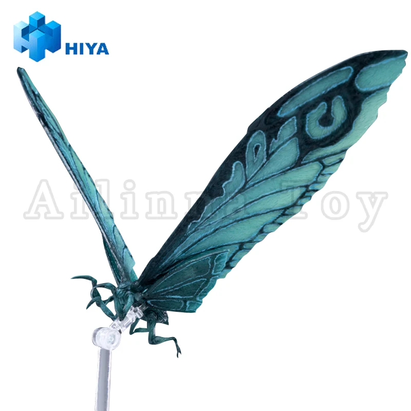 HIYA Action Figure سلسلة أساسية رائعة GODZILLA KING OF THE MONSTERS Mothra Emerald Titan Ver. لعبة مجسمة أنيمي