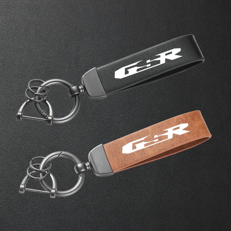 

Высококачественный кожаный брелок для мотоцикла, держатель для ключей для SUZUKI GSR GSR 750 GSR600 GSR400 GSR 750 600 400, аксессуары