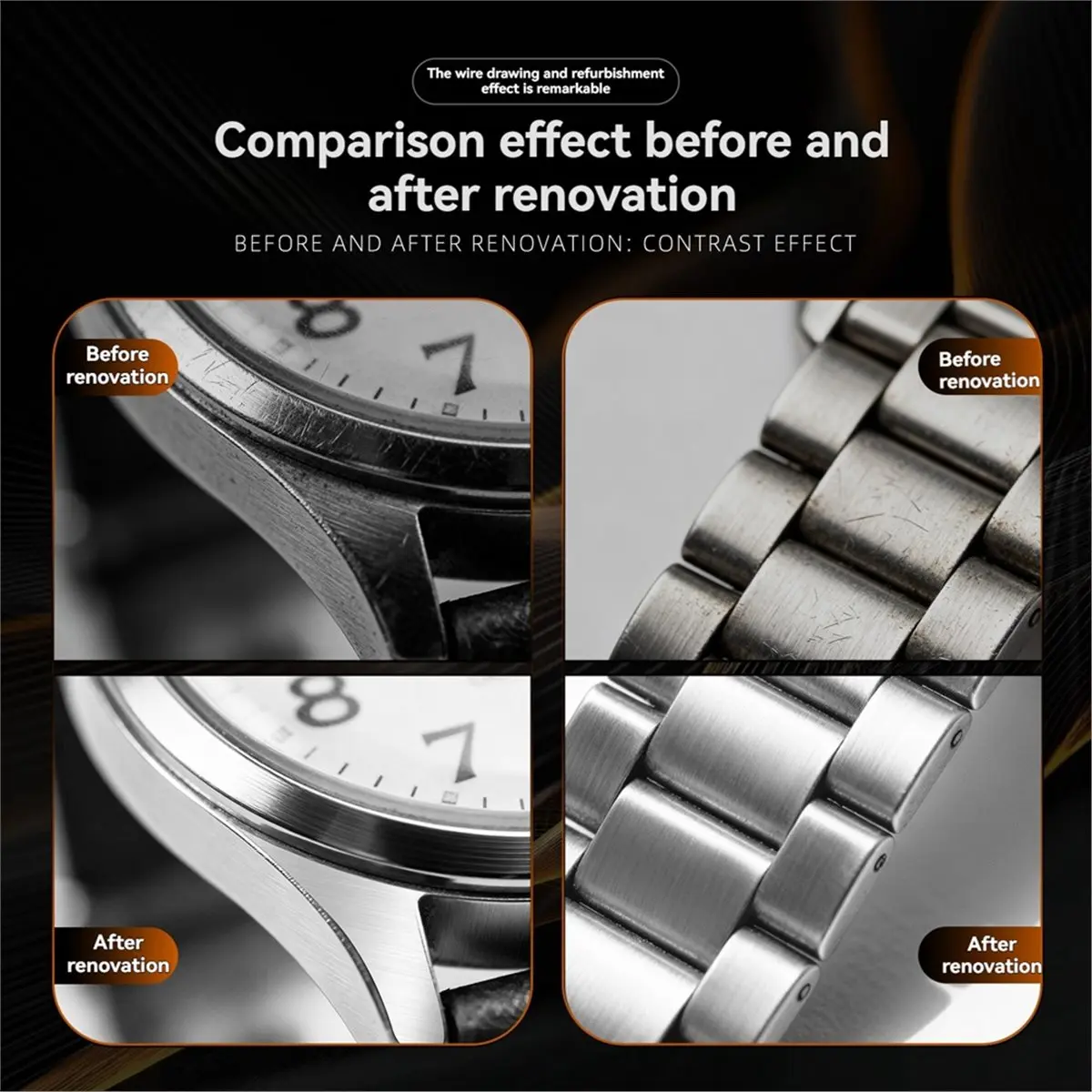 

Новинка 2026, 5 шт., инструменты для ремонта часов, чехол для волочения проволоки для часов, боковой самолет, волочение проволоки, ремонт корпуса, ручные инструменты