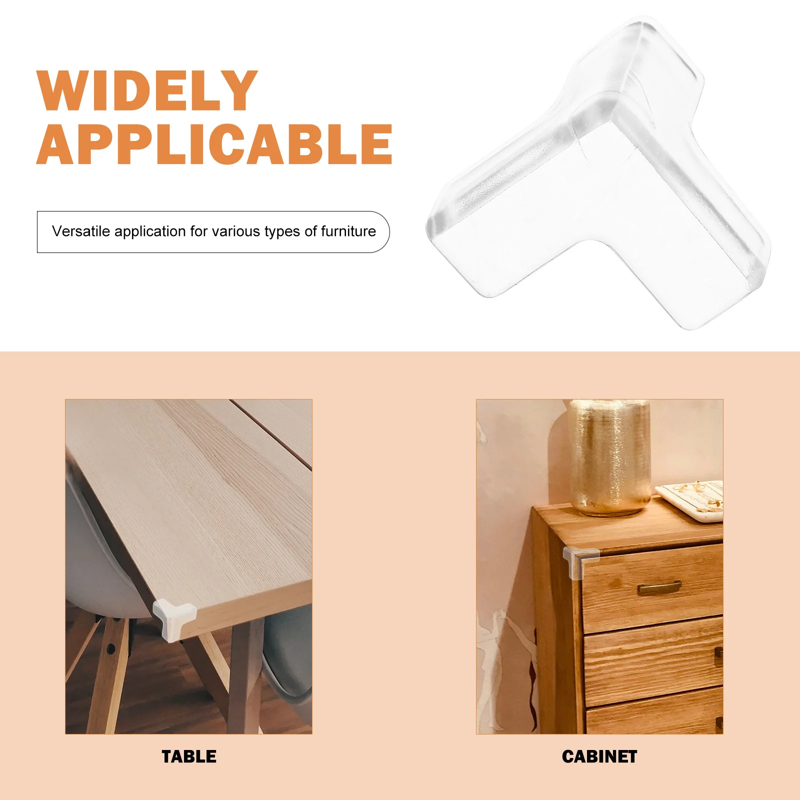 16 قطعة من واقيات الزوايا الشفافة، مصدات الأثاث المواد السميكة، سهلة التركيب، لا توجد أدوات، أغطية مكتبية مطلوبة