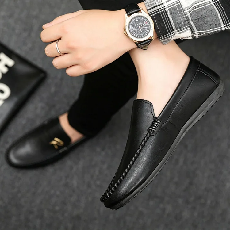 Frühling Herbst Herren Casual Einzel-Schuhüberzug Lazy Shoes Weichsohlige Herren-Fahrerschuhe – Detail 10