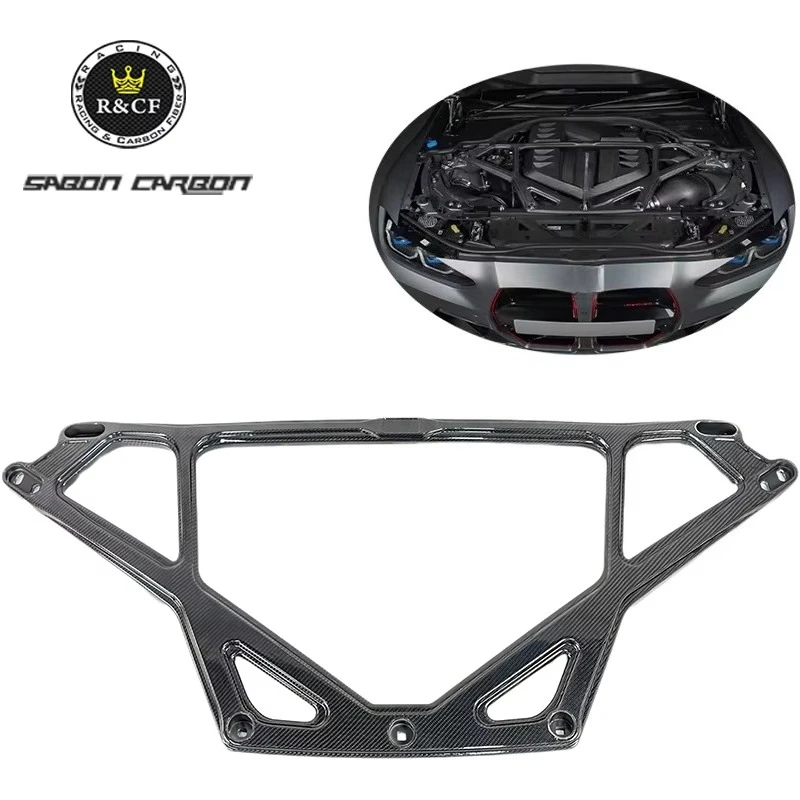 CSL Style Carbon Fiber Engine Strut Brace Balance Bar for BMW G80 M3 G82 M4