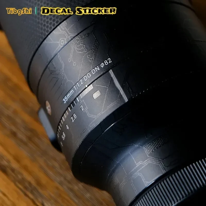 

For Sigma 35mm F1.2 DG DN Art For Sony E Mount Skin Sticker Anti Scratch Anti Wear Vinyl Decal Photo Lens Decor Accessories