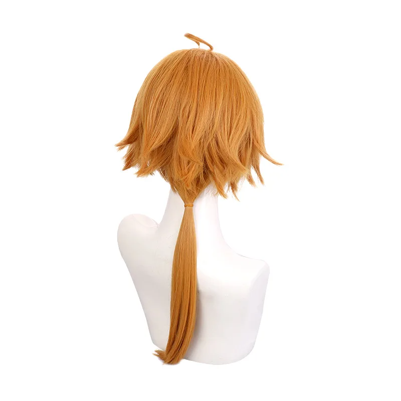 Genshin Impact Cosplay Perücke Tohma Inazuma City Umgedrehte kleine Zopffrisur Spiel Anime Cosplay Falsches Haar