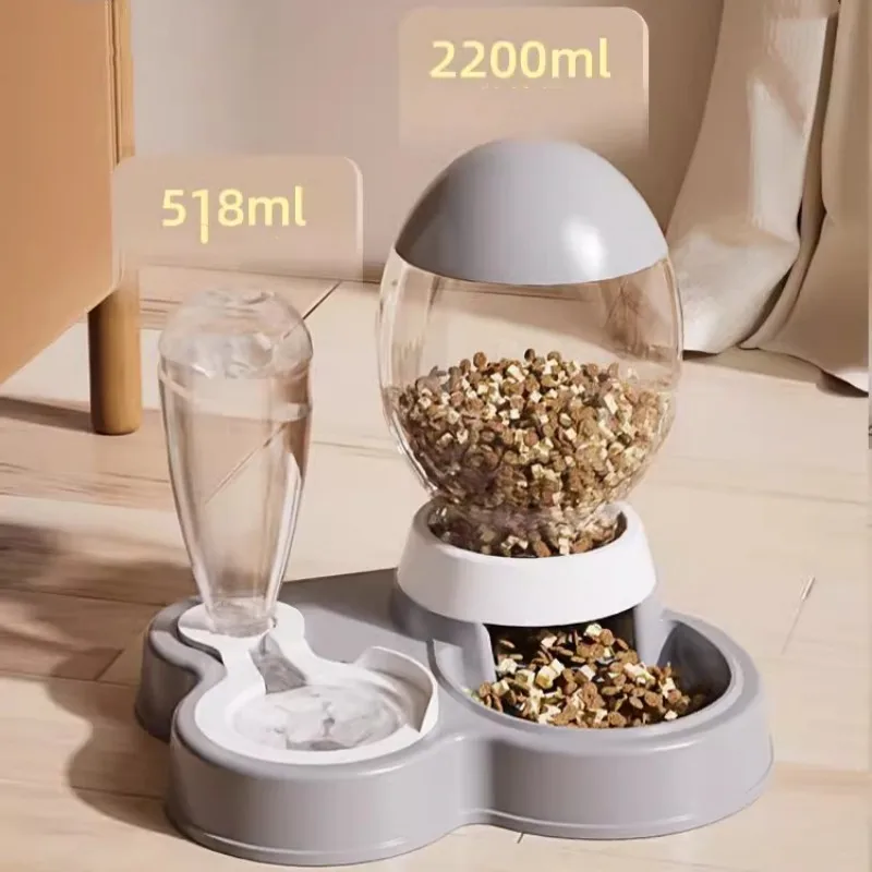 

Pet Cat Automatic Feeder Drinker Large Capacity Waterer Dog Cat Food Bowl Wet And Dry Food Container Pet Supplies