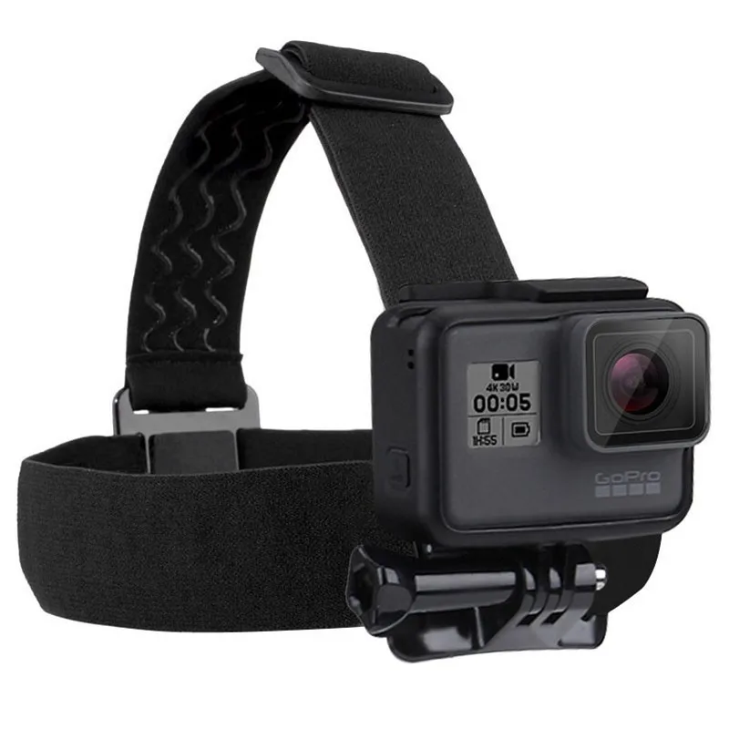 Elastic Head Strap Non-slip Adjustable Mounts Belt For GoPro NEW HERO/HERO6/5/4/3+/Xiaoyi/DJI OSMO Action Accessorie