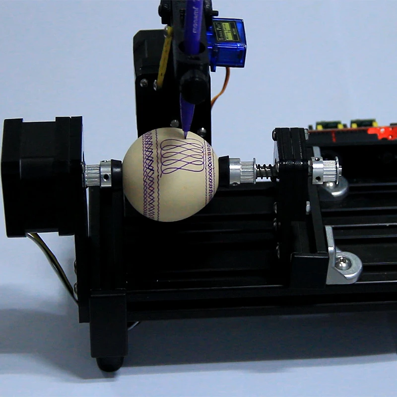 

220V 110V Eggbot Egg-drawing Robot Draw Machine Spheres Drawing Machine Drawing on Egg and Ball for Education Children