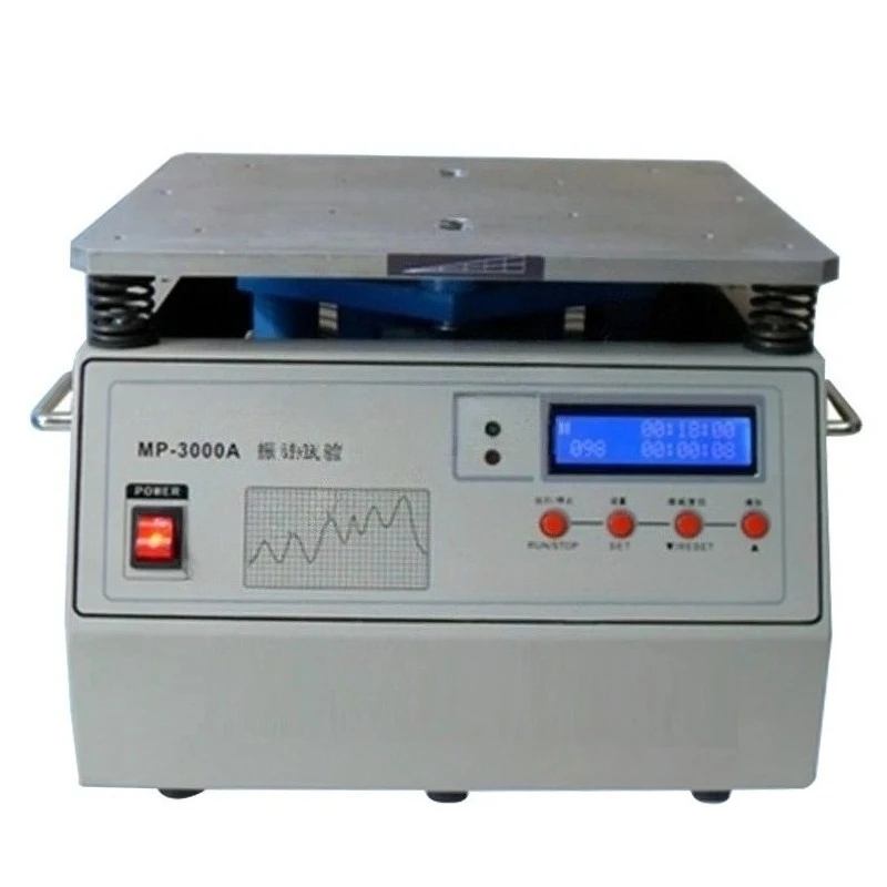1PC MP3000A Vibration Test Machine 220V/110V Bench Stereo Vibration Tester Power Frequency Vertical Vibration Table Machine