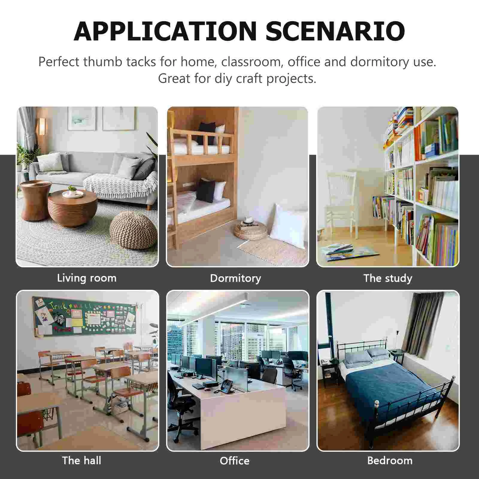 100 peças tachinhas de plástico flat top placa de mensagem pino de desenho boletim de liga de alumínio