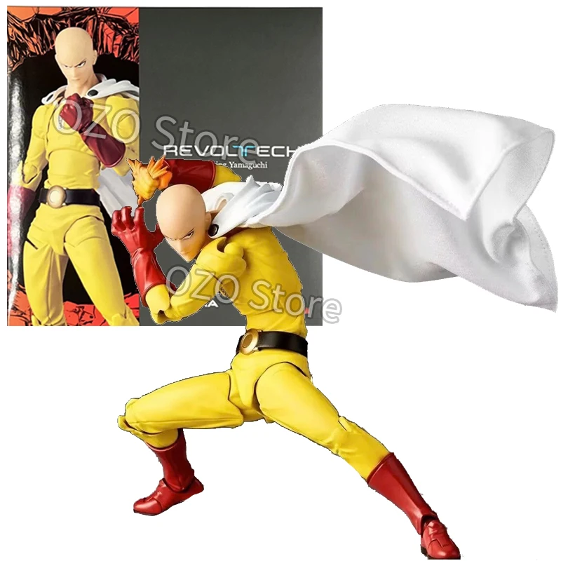 Revoltech Amazing Yamaguchi One Punch Man Saitama Actionfigur PVC bewegliche Kaiyodo Saitama Figuren Sammlung Ko Modellspielzeug