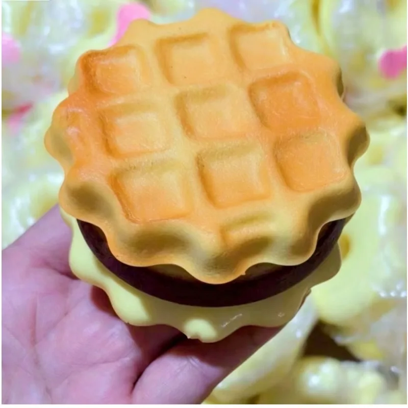 

Squishy Simulated Layered Sandwich Cake Slow Rising Sensory Fidget Squeeze Toy Soft Stress Relief Anxiety Gifts for Adults