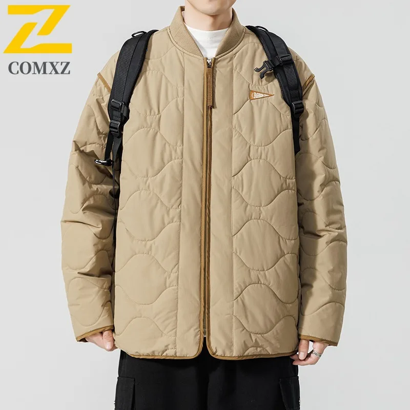 COMXZ hommes équitation rempli veste de luxe aventure en plein air résistant au froid Parka décontracté confort léger hiver nouvelles vestes