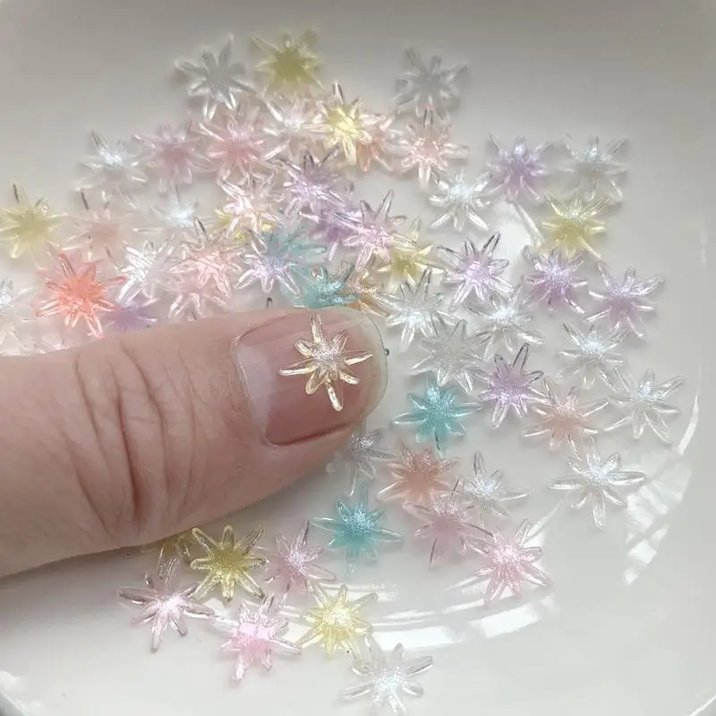 100pcs transparent Ice Crystal Rhinestone nail rhinestones  nail art decorations diy Jewelry scrapbooking