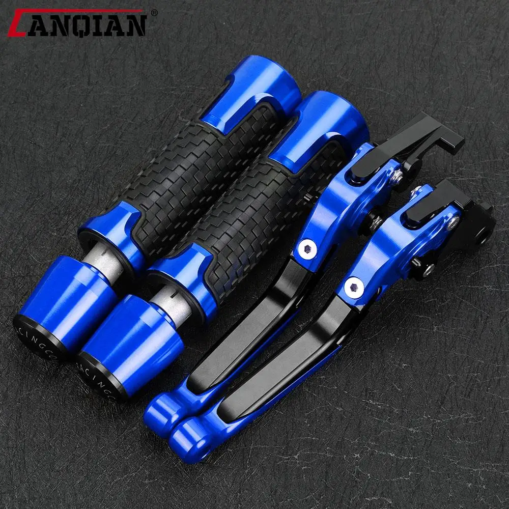 

For SUZUKI GSX-R 1000 2009-2021 2022 2023 Accessories Motorcycle Adjustable CNC Brake Clutch Levers Handlebar Hand Grips ends