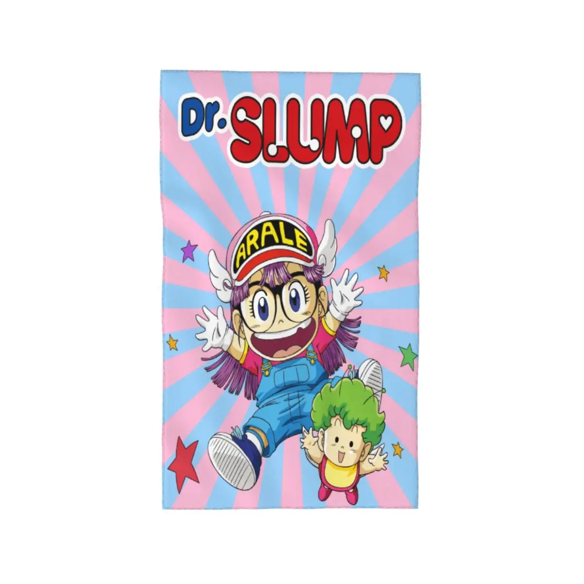 Custom Cute Dr.Slump Robot Girl Arale Hoyoyo Soft Face Towel Quick Dry Pool Bath Cotton Towels Absorbent