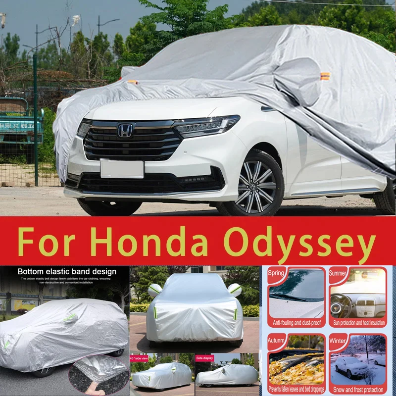 

For Honda Odyssey Outdoor Protection Full Car Covers Snow Cover Sunshade Waterproof Dustproof Exterior Car accessories