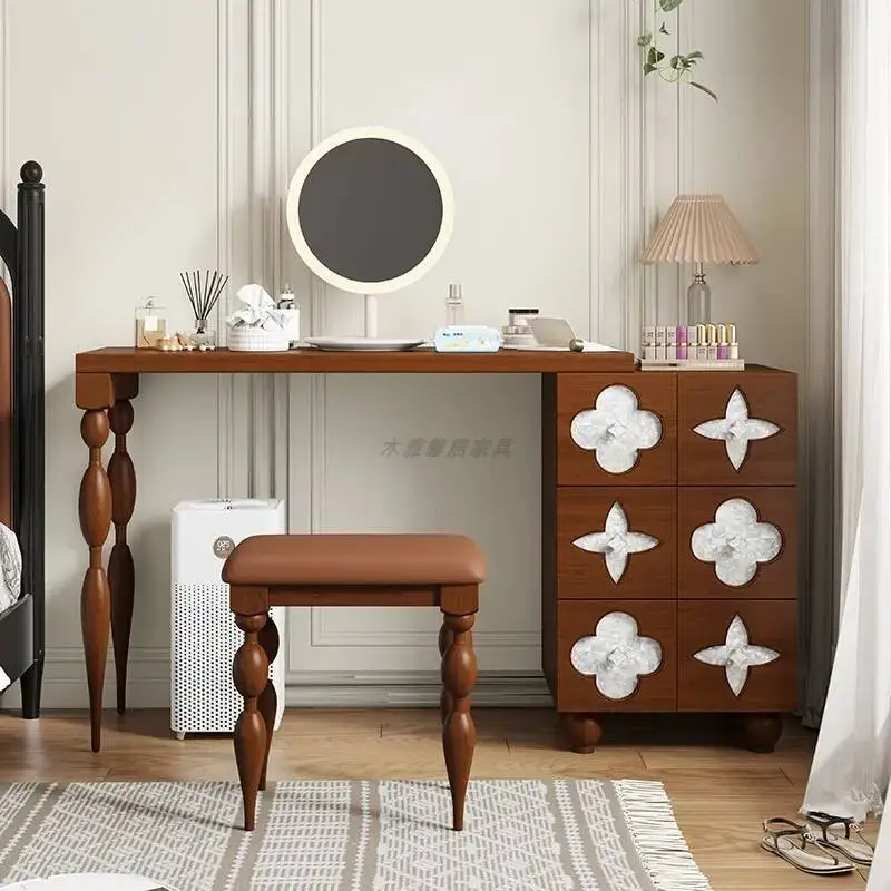 

comfortable Hairstyles makeup room drawers vanity desk dressing tables with light mirror toiletries stool bedroom furniture
