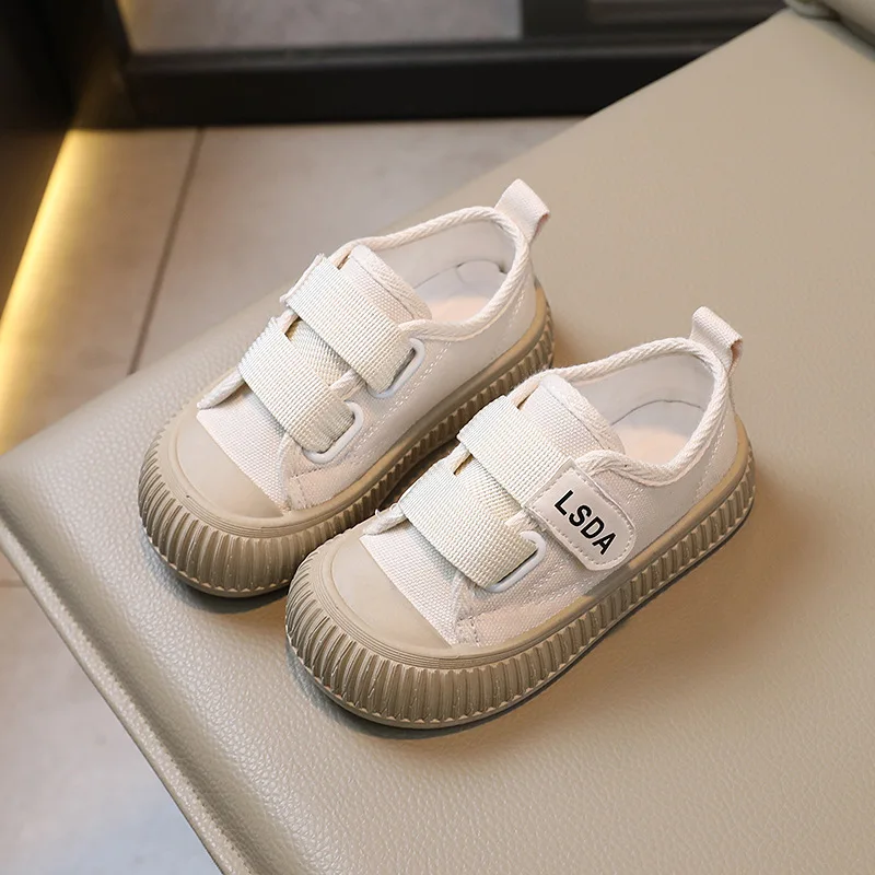 Children Shoes 2024 New Boys Korean Style Soft Soled Canvas Shoes Fashion Breathable Kids Casual Shoes for Girls Tenis Infantil