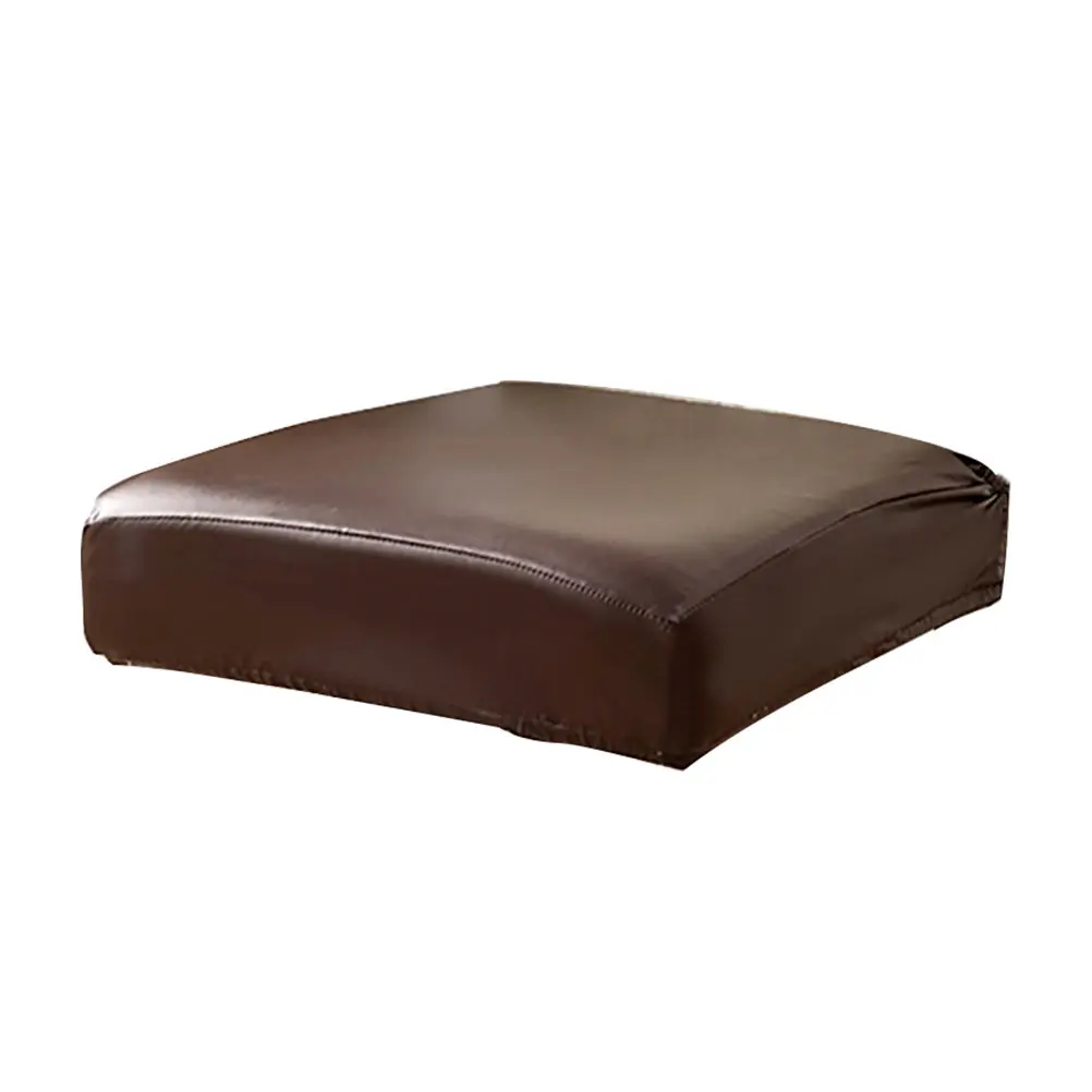 

PU Chair Cover Waterproof Seat Accessory Washable Decor Protective Banquet Sofa Throw Elastic Design