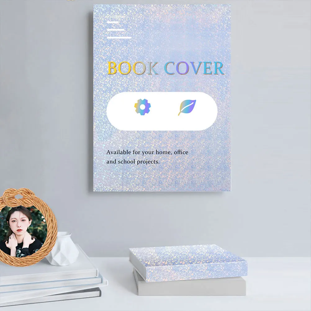 8pcs Waterproof A4 Colorful Radium Printing Paper Photo Studio Printer Paper Spray Ink Sheets Glossy Colored Design Office Use