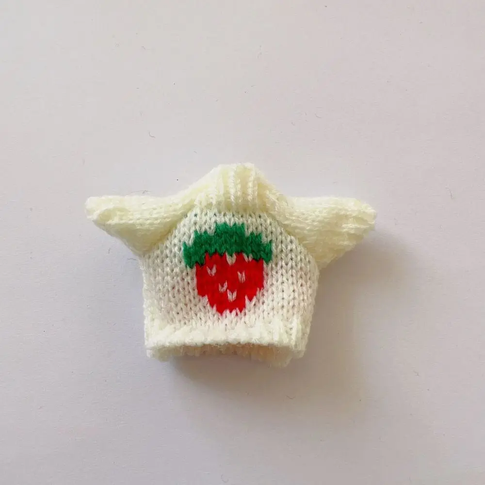Stuffed Sweater Christmas Style Sweater Idol White/Red/Green   Clothes Cute 10cm 's Clothing for 16cm/17cm