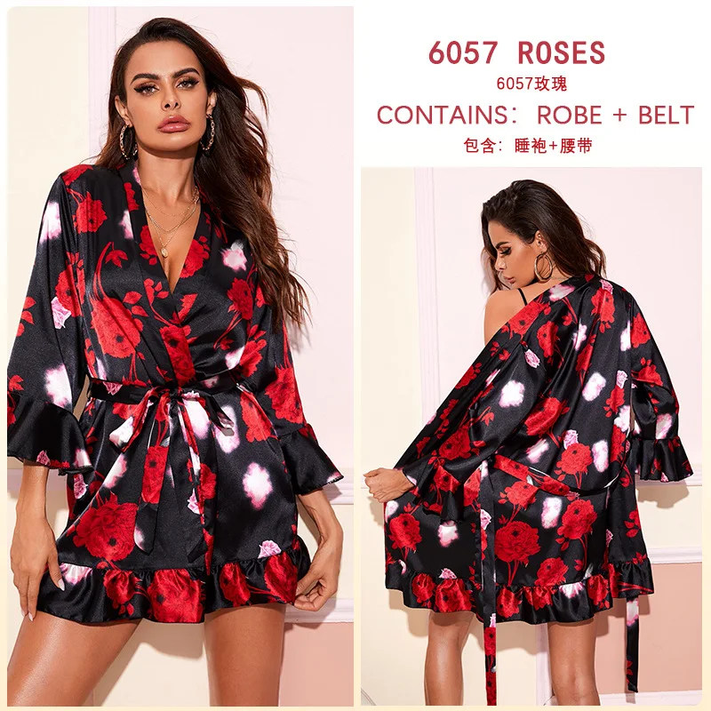 Nightgown Bathrobe Nightwear Women's Clothing Homewear Summer Thin Comfortable Casual Fashion Breathable Loose Fit Large Size