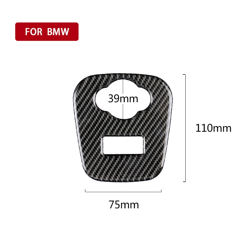 For Mini Cooper JCW F55 F56 Accessories Car Interior Carbon Fiber Cigarette Lighter USB AUX Panel Console Cover Sticker