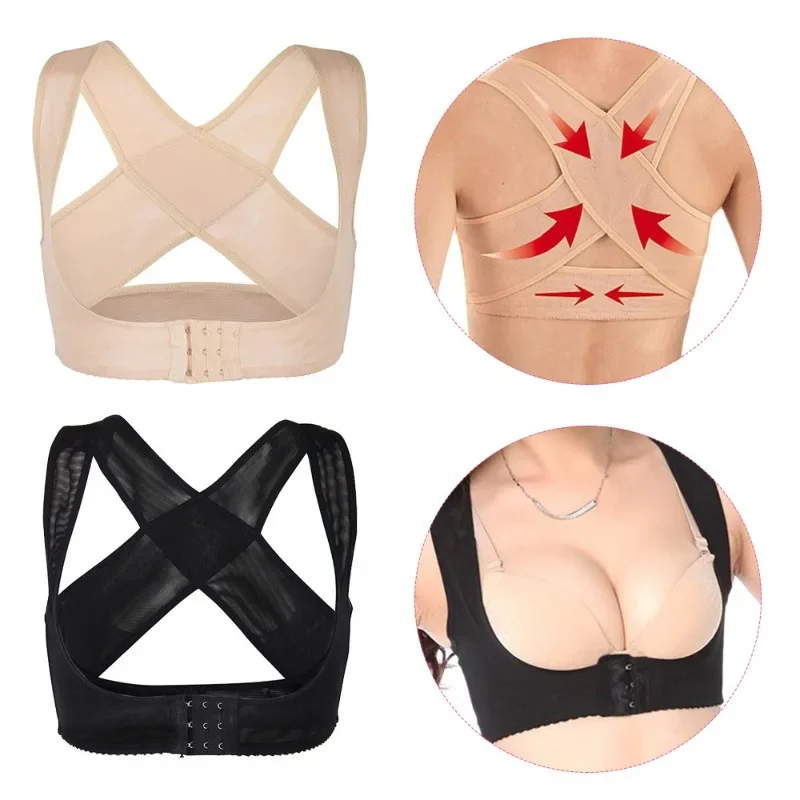 1PC Adjustable Women Back Chest Support Belt Back Posture Corrector Orthotics Posture Correction Brace Rectify Corset Bone Care