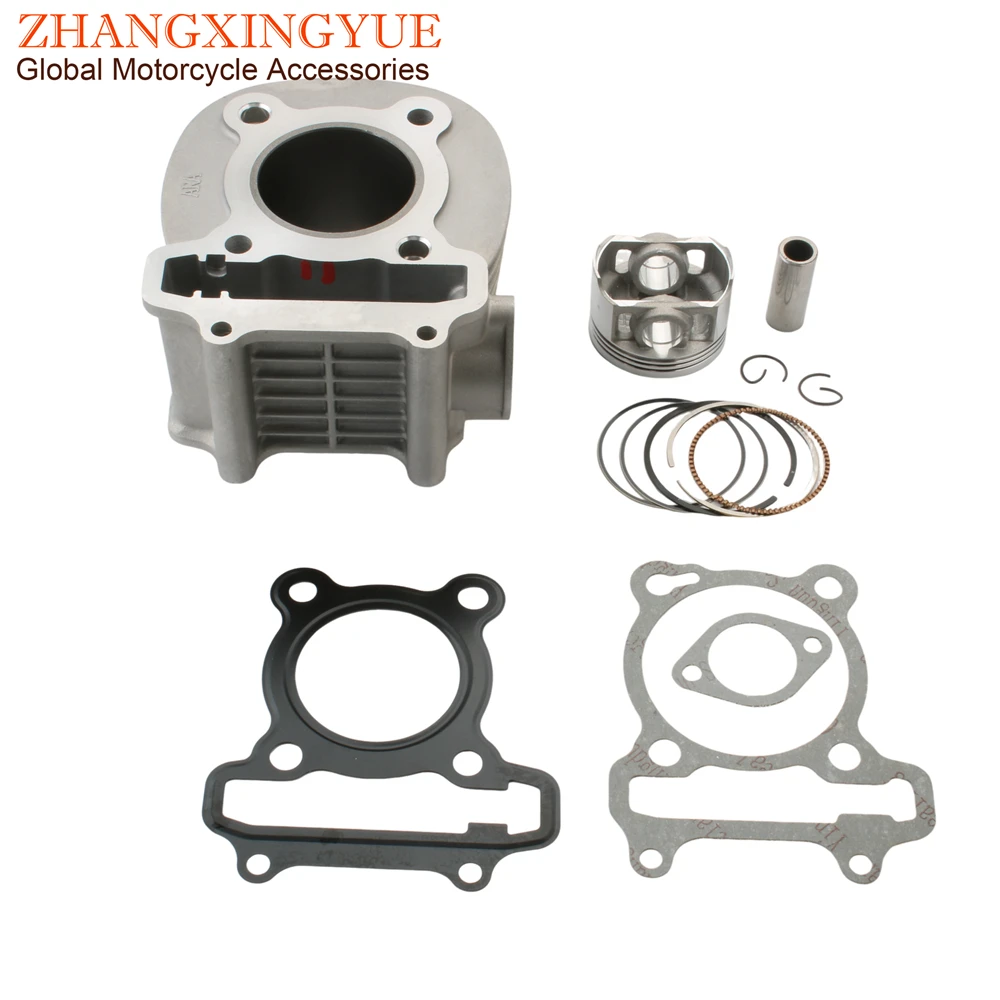 52.4mm Scooter Cylinder Block Kit For Peugeot 125 Citystar Django125 Speedfight 3 Tweet 125cc 4 Stroke