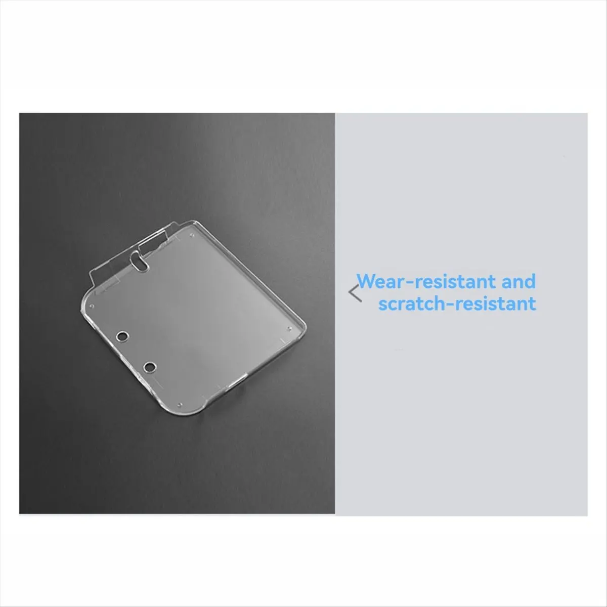Protective Case for 2DS Crystal Shell Game Console Protection Transparent Design Scratch- 【A74Z Miuai】
