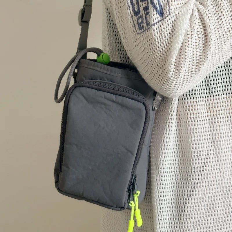 

Water Bottle Bag With Strap Outdoor Sports Portable Crossbody Bags for Storage Water Bottle Phone Coin Key Fitness Cycling Bag