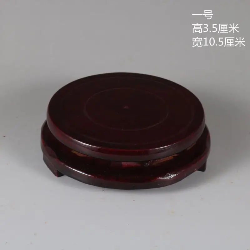 

Деревянная полка для тарелок в китайском стиле в стиле ретро, полка для посуды, пластиковая полка для тарелок, деревянная ваза, орнамент, основание, имитация красного дерева, подставка для тарелок