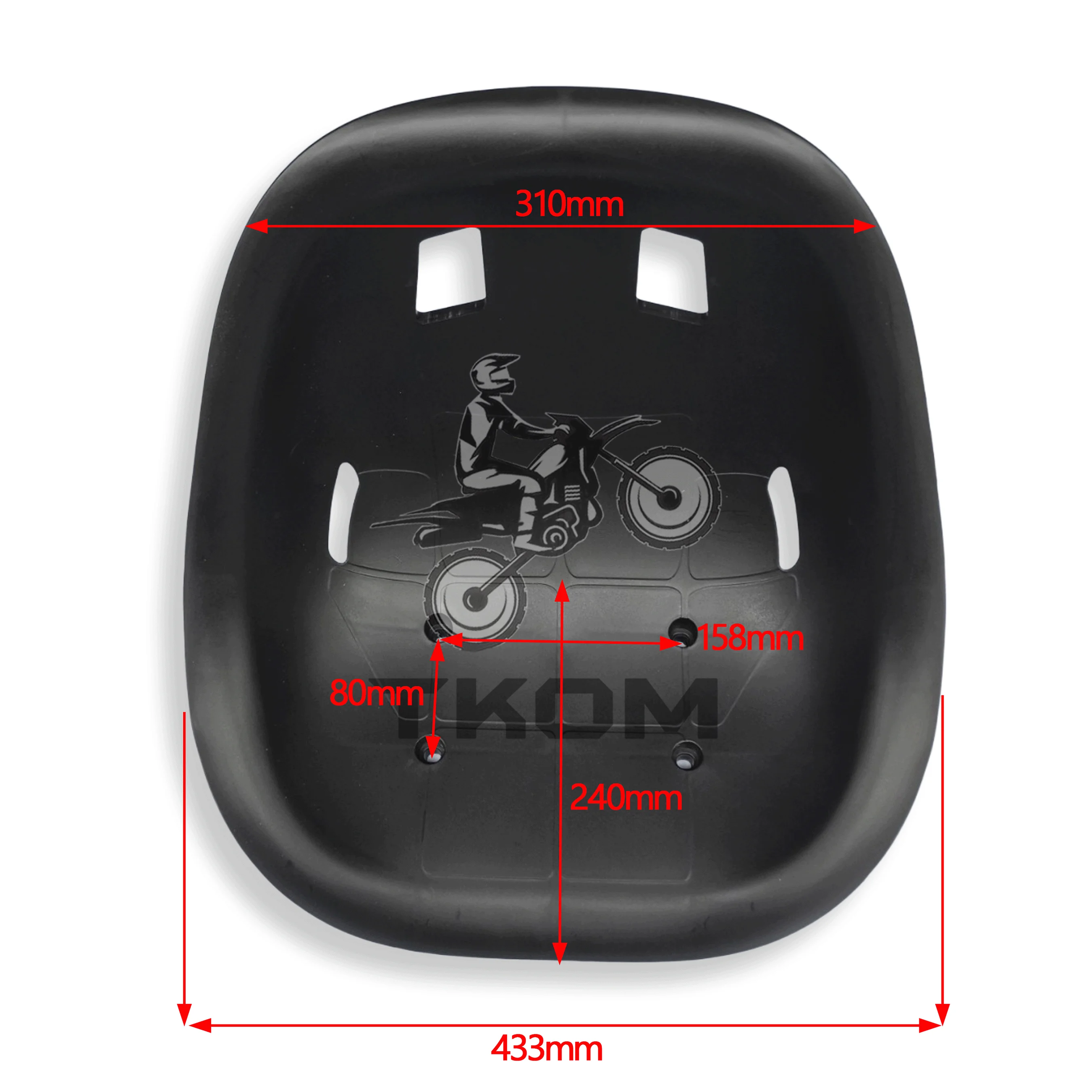 1 pz Sedile da Corsa per Go Kart di Grandi Dimensioni, Kit Sedile da Pista Sprint, Kit Moto da Corsa, Sedile Karting, Ricambi Universali per Moto
