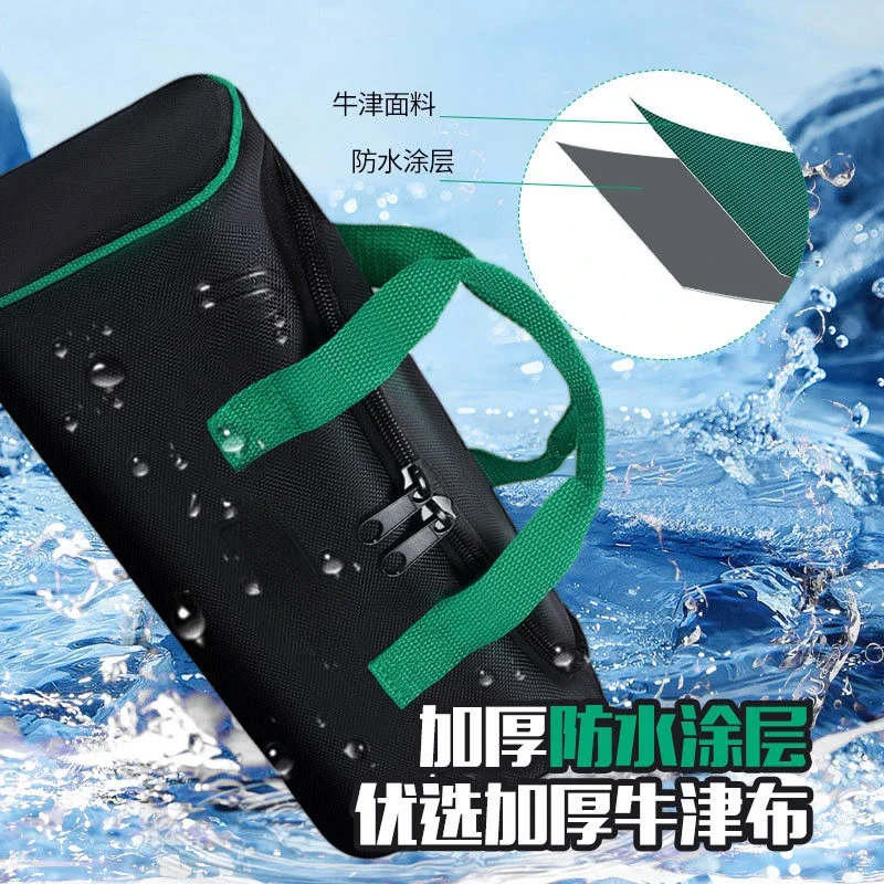Tool Kit, Multifunctional Mini Sturdy and Durable Oxford Waterproof Electrician Carpenter Storage Portable Handbag