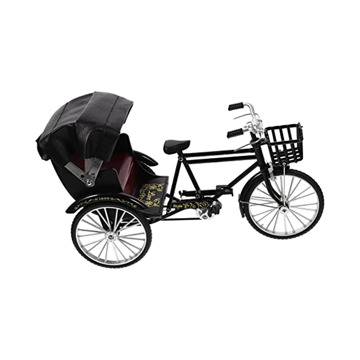 

Doll Retro Motorcycle Model Iron Decorative Bicycle Classic Bicycle Sculpture Antique Vehicle Collection
