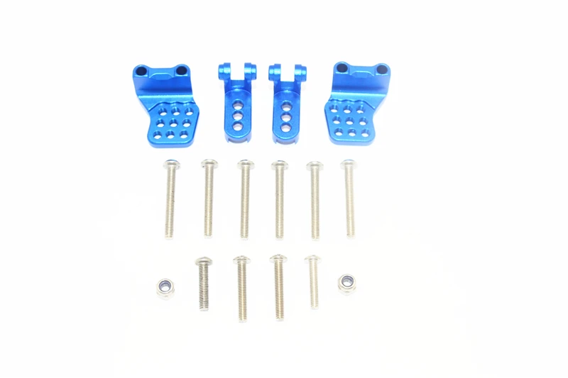 GPM TRX4 FORD BRONCO TRAIL CRAWLER-82046-4 Soporte de amortiguador F+R ajustable de aluminio (HOLES de posicionamiento múltiples)