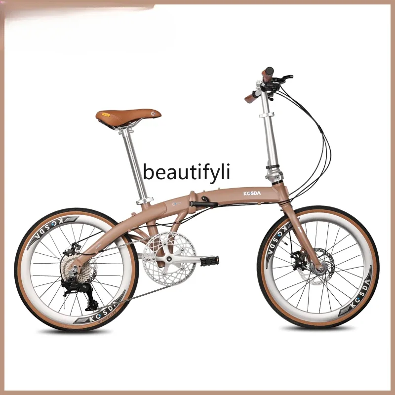 22-Inch Aluminum Alloy Ultra-Light Variable Speed Mother and Child with Baby Portable Adult Folding Bike Women's