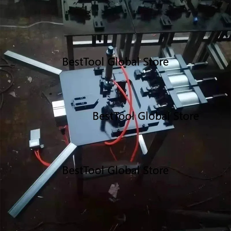 

Customized Pneumatic Corner Joining Machine for Diamond Mesh, Hydraulic for Casement Profile